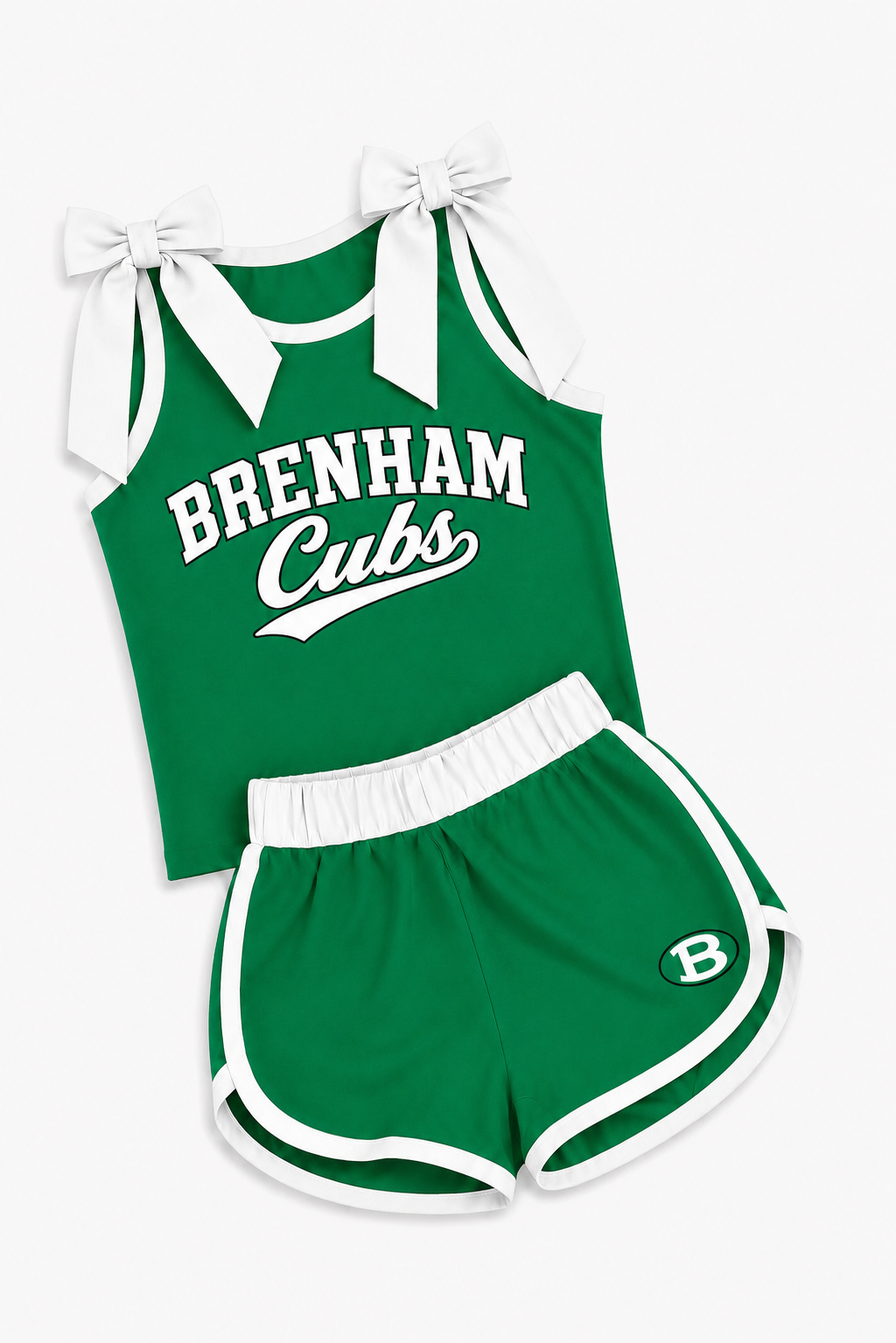 Brenham Cubs Shorts,Tank and Bow Set